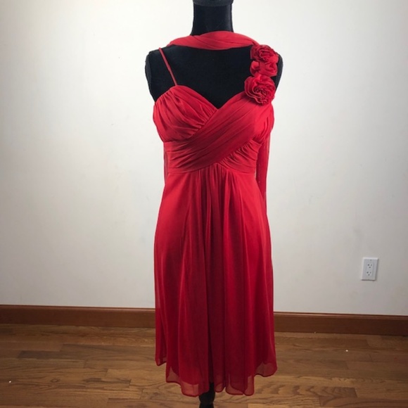 Cindy Collection Dresses New Cindy Collection Short Red Dress With